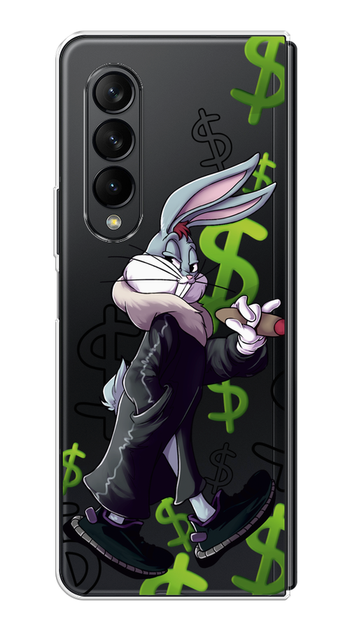 

Чехол на Samsung Galaxy Z Fold 3 "Rich Bugs Bunny", Зеленый;черный;голубой, 2103650-6