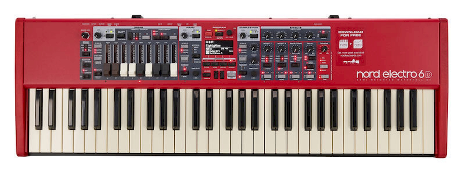 

Синтезатор Clavia Nord Electro 6D 61, Красный