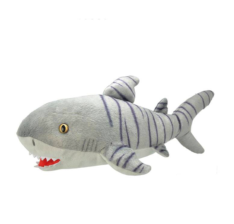фото Мягкая игрушка all about nature тигровая акула, 25 см