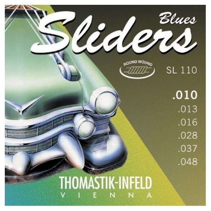 

Струны для электрогитары Thomastik SL110 Sliders Blues 10-48