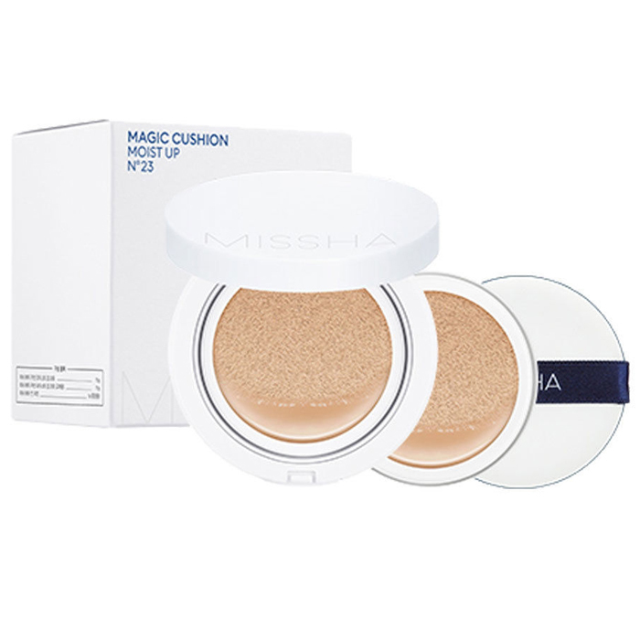 

Кушон MISSHA Magic Cushion Moist Up Set SPF 50+/PA+++ № 23 + запасной блок, 15 г + 15 г