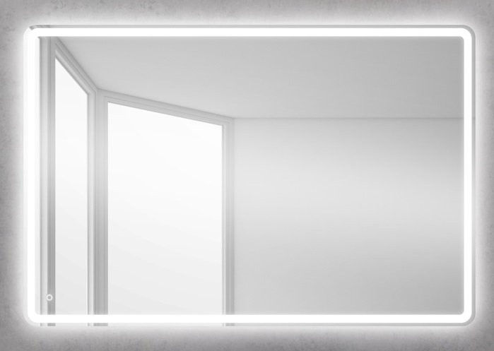 фото Зеркало с подсветкой belbagno 60x80 (spc-mar-600-800-led-tch)