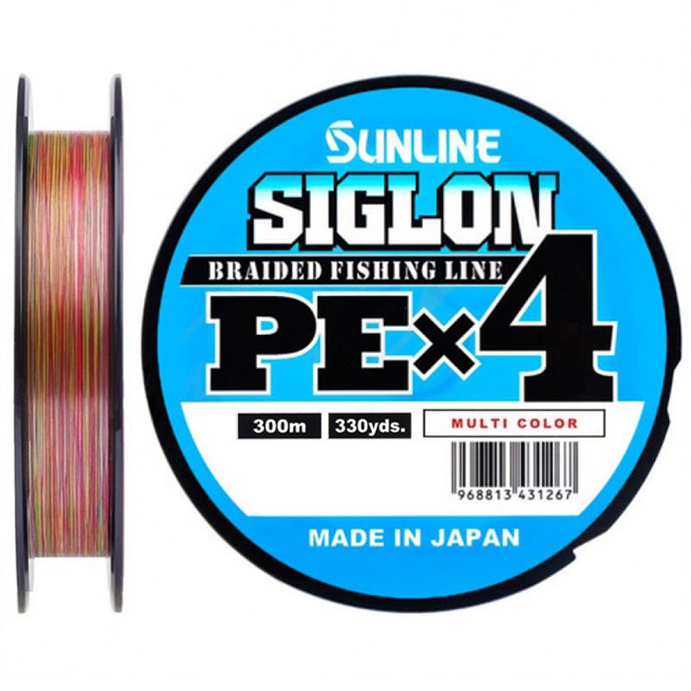 Шнур SunLine SIGLON PE4 63052360 Multicolor,300 м