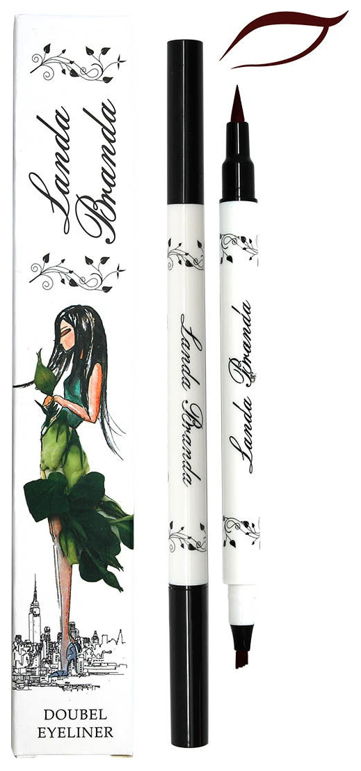 

Подводка для глаз Landa Branda Double Eyeliner brown 2 мл