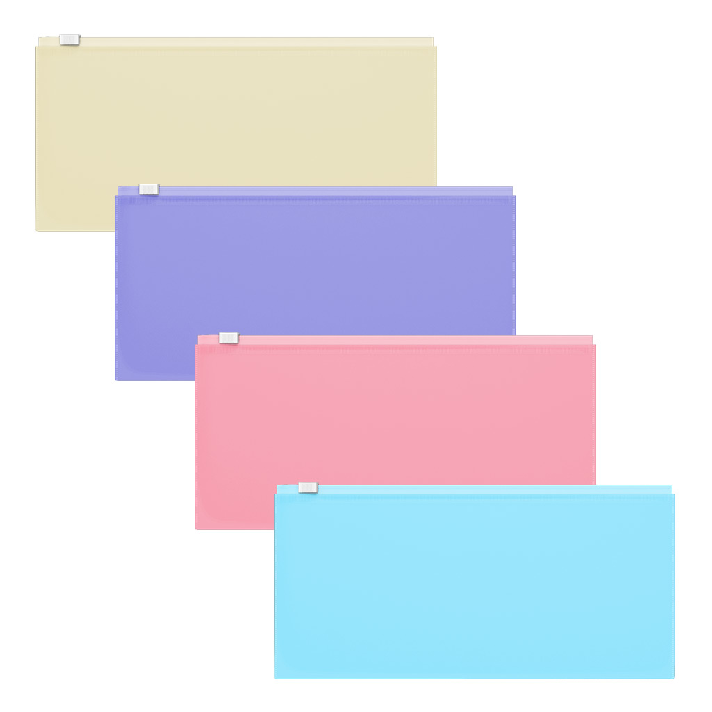 

ZIP-пакет пластиковый ErichKrause Fizzy Pastel, Travel, ассорти (в пакете по 12 шт.), Разноцветный