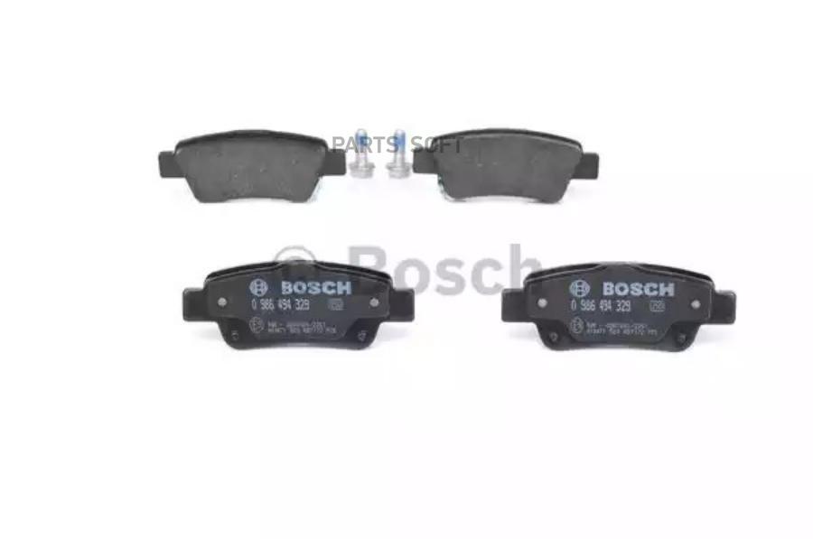 

Тормозные колодки Bosch задние 986494329