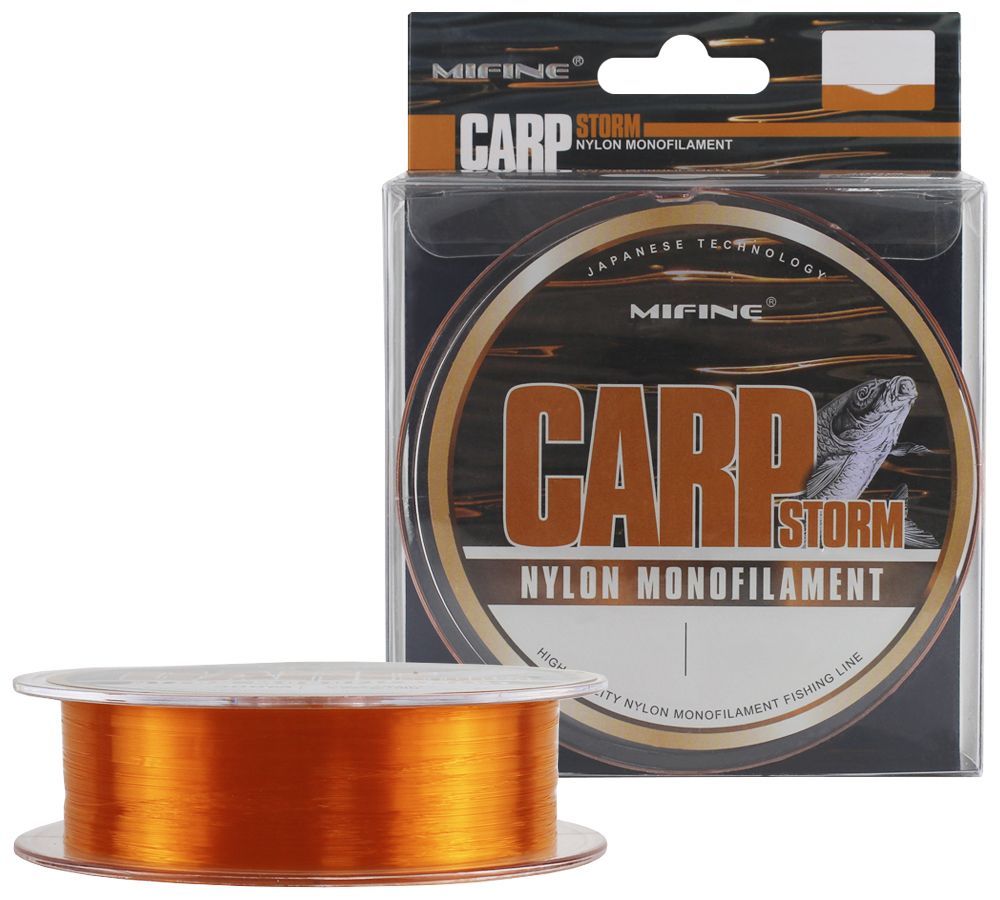 

Леска рыболовная MIFINE CARP STORM (1300м) (0,40мм) (10,6кг/24lb), для карпа, Разноцветный, GZ25