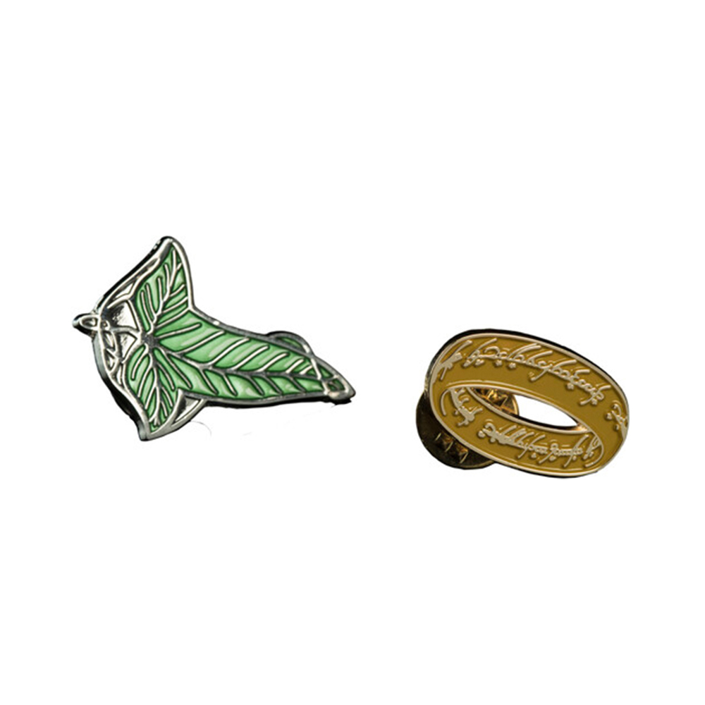 

Набор значков Lord of The Rings Elven Leaf & One Ring