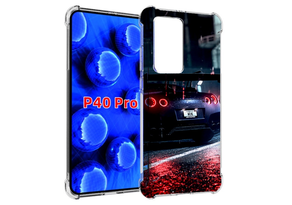 

Чехол MyPads Nissan Skyline для Huawei P40 Pro противоударный, Прозрачный, Tocco