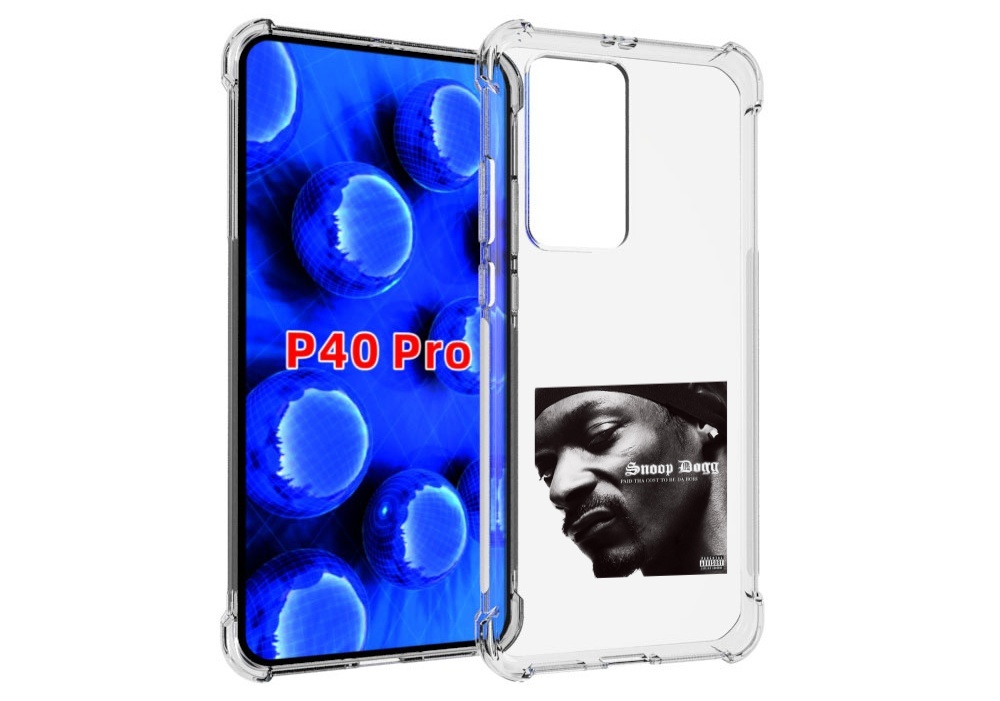 

Чехол Mypads Paid Tha Cost To Be Da Boss Для Huawei P40 Pro Противоударный, Прозрачный, Tocco