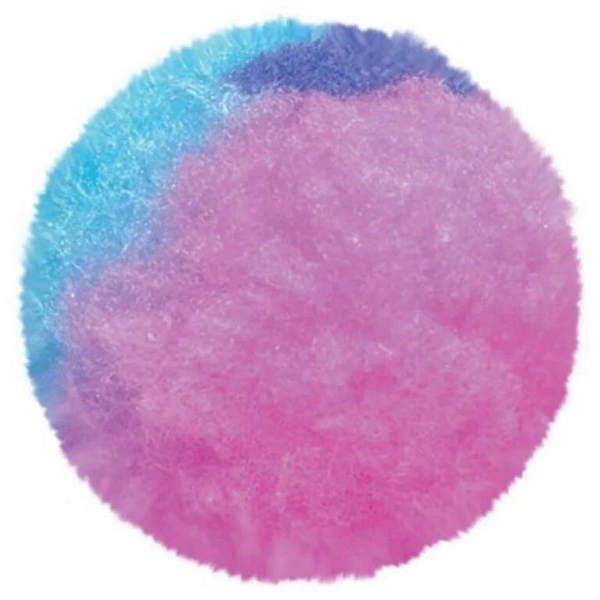 Игрушка для кошек Мячик Планета розовый с голубым 3 см