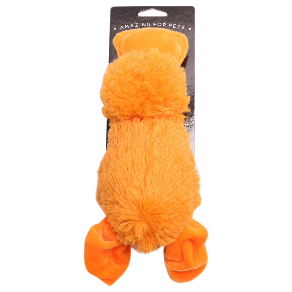 

Игрушка-пищалка для собак Lion Утконос с пищалкой, серый, 25 см