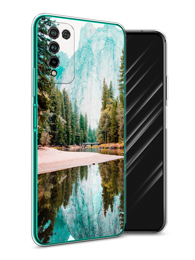 

Чехол Awog на Honor 10X Lite "Горы 11", Зеленый;голубой, 6104650-4