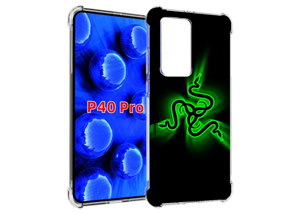 Чехол MyPads Razer для Huawei P40 Pro противоударный