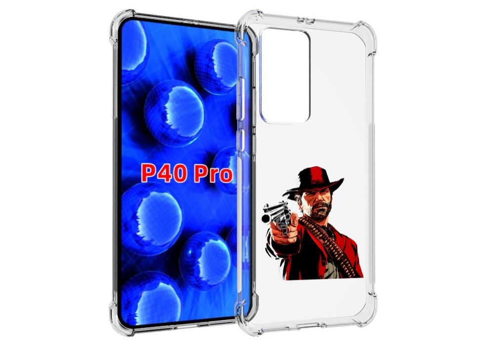 

Чехол MyPads Red-Dead-Redemption-2-РДР-2 для Huawei P40 Pro противоударный, Прозрачный, Tocco