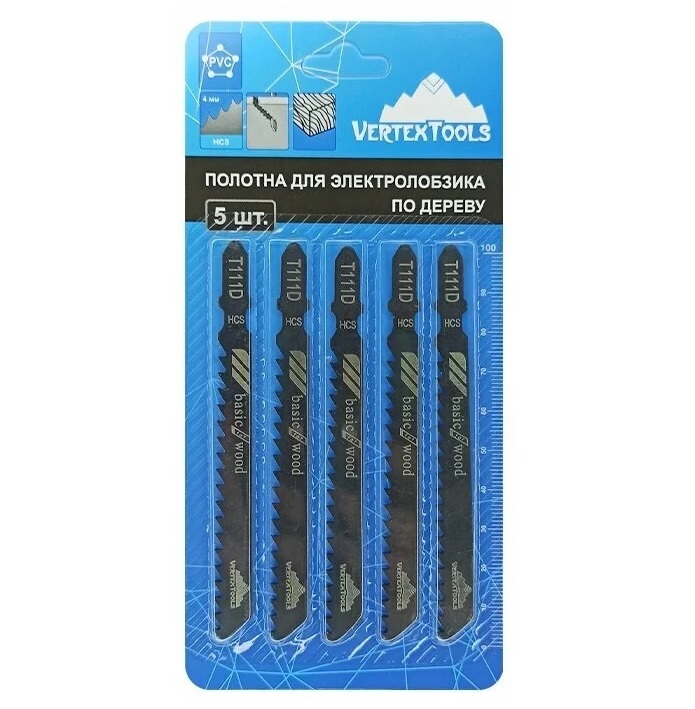 фото Vertextools полотно для электролобзика t111d t111d