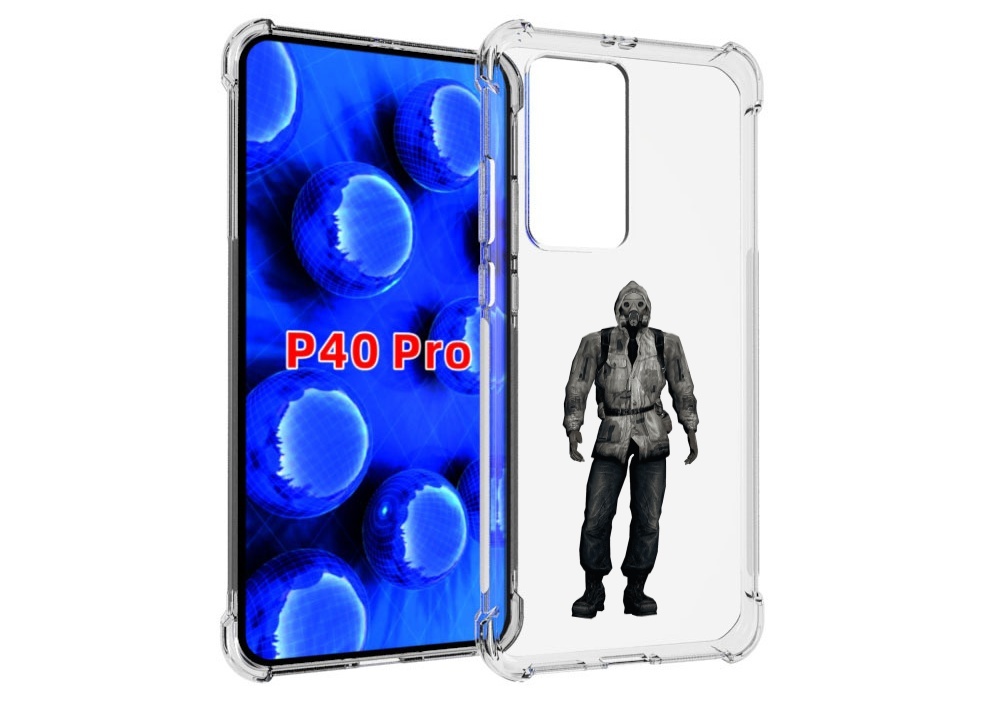 

Чехол MyPads S для Huawei P40 Pro противоударный, Прозрачный, Tocco