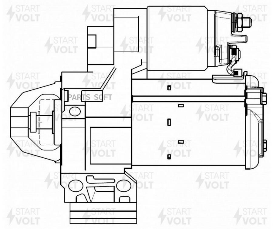 

Стартер Bmw 5 G30 (16-)/X3 G01 (17-) 2.0T At 1,7Квт STARTVOLT арт. LSt 2617