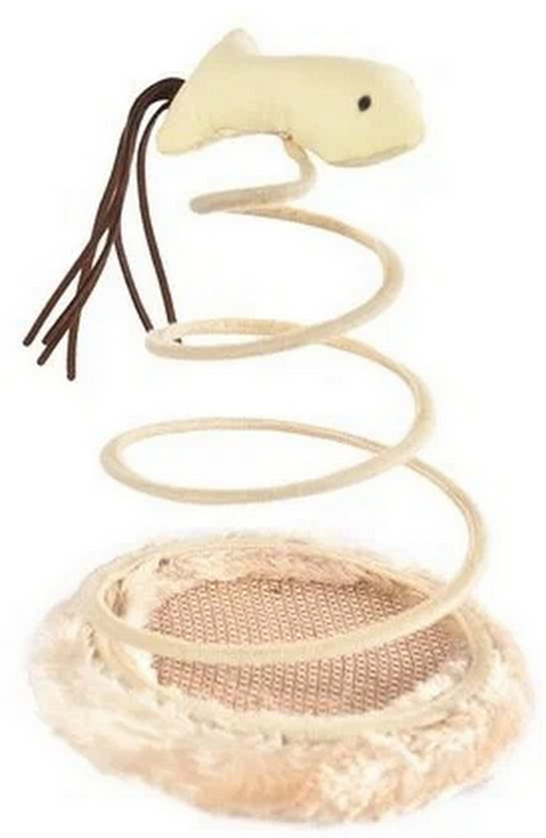 Игрушка для кошек Pet Star Рыбка на пружине 25 см