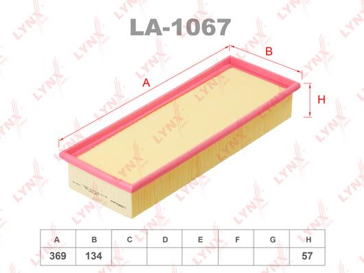 

Фильтр воздушный la-1067
