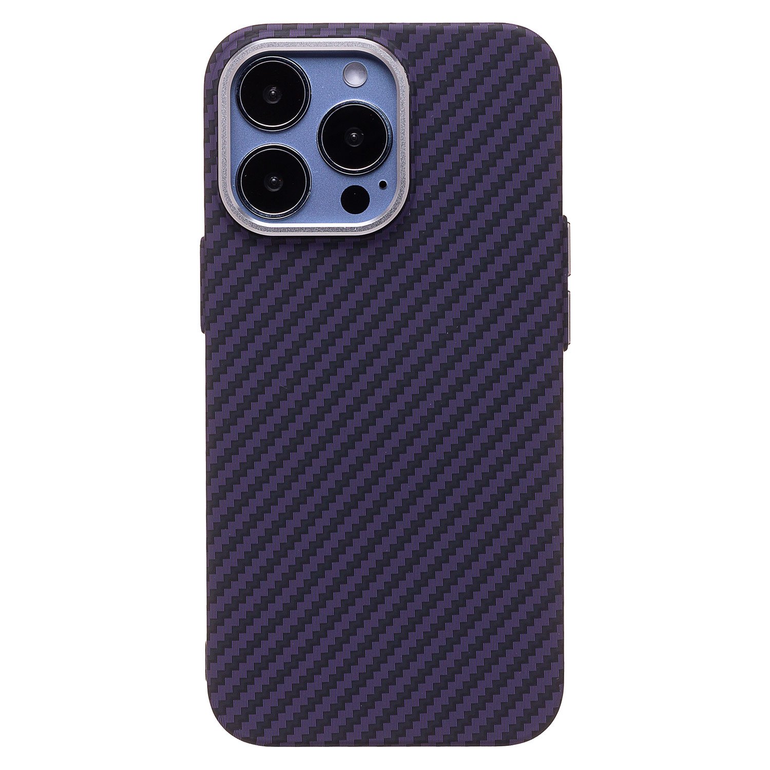 

Чехол для iPhone 13 Pro пластиковый Luxo Carbon (рис. 119), Фиолетовый