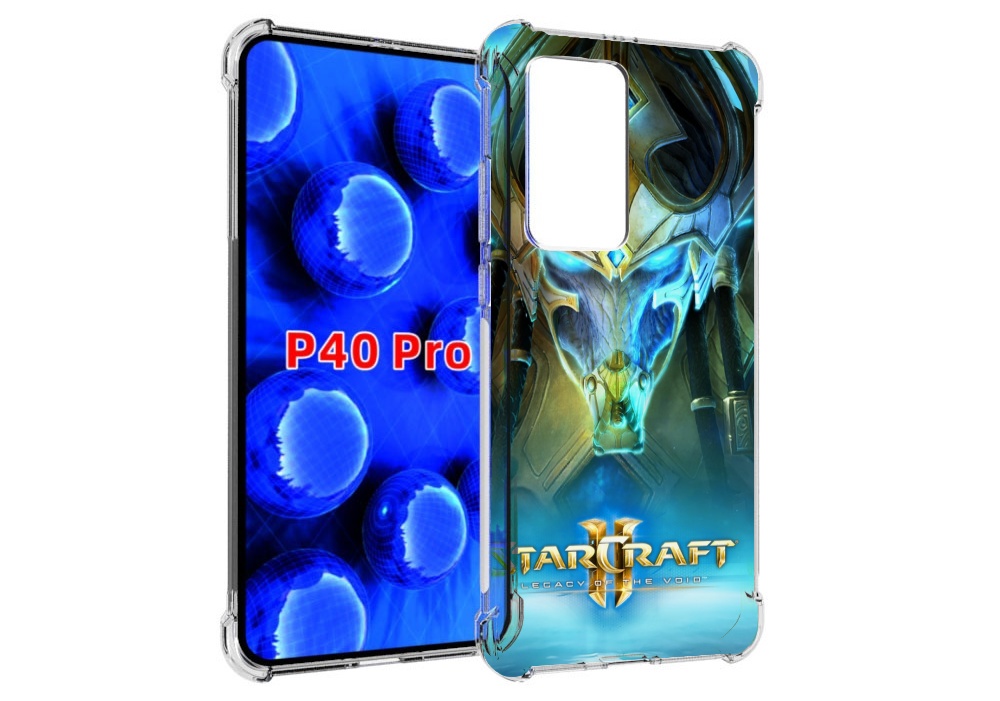 Чехол MyPads StarCraft II Legacy of the Void для Huawei P40 Pro противоударный