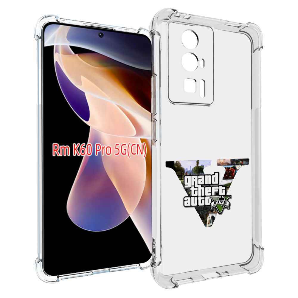 

Чехол MyPads GTA 5 логотип для Xiaomi Redmi K60 Pro, Прозрачный, Tocco