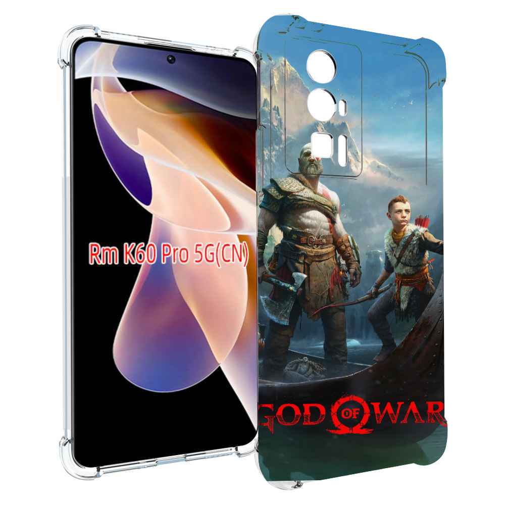 Чехол MyPads God Of War Кратос Атрей для Xiaomi Redmi K60 Pro