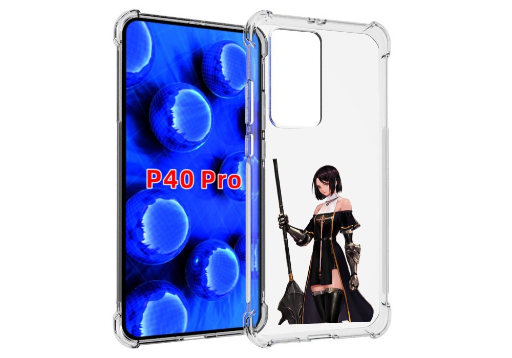 

Чехол MyPads dungeon-fighter для Huawei P40 Pro противоударный, Прозрачный, Tocco