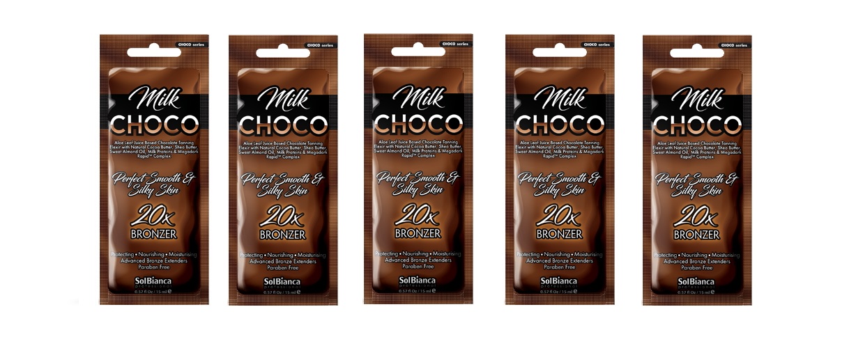 

Крем для солярия на основе алоэ Choco Milk 20хbronzer масла какао миндаля Ши 15 мл х 5 шт., Комплект Крем для солярия на основе алоэ Choco Milk 20хbronzer масла какао миндаля Ши 15 мл. х 5 шт.