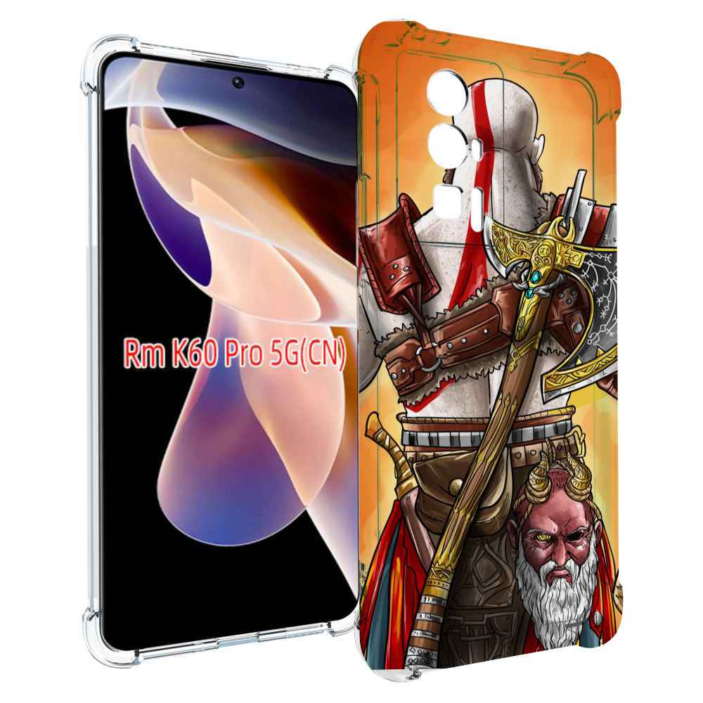 

Чехол MyPads God of War для Xiaomi Redmi K60 Pro, Прозрачный, Tocco