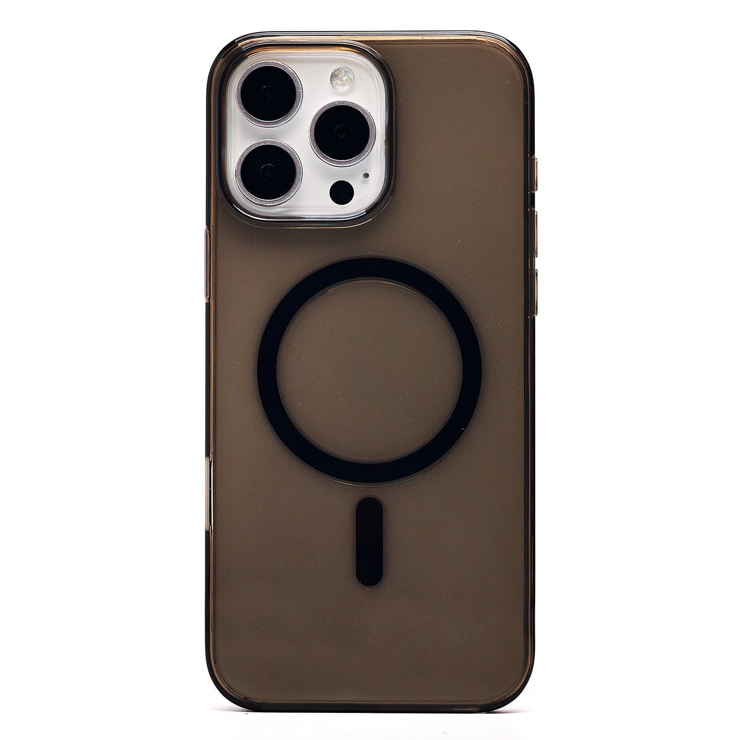 

Чехол для iPhone 16 Pro Max пластиковый MagSafe 4 <черный>