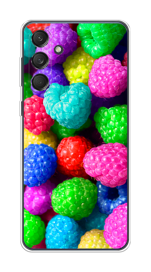 

Чехол на Samsung Galaxy M55 "Леденцовая малина", Фиолетовый;розовый;зеленый, 2109650-1