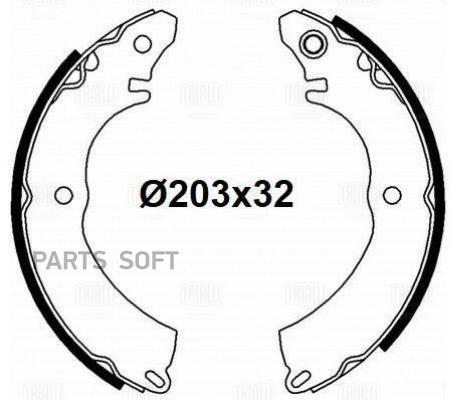 

Колодки торм.бар.MITSUBISHI COLT IV 1.3 04-/LANCER 1.3-2.0 03- TRIALLI GF 4562