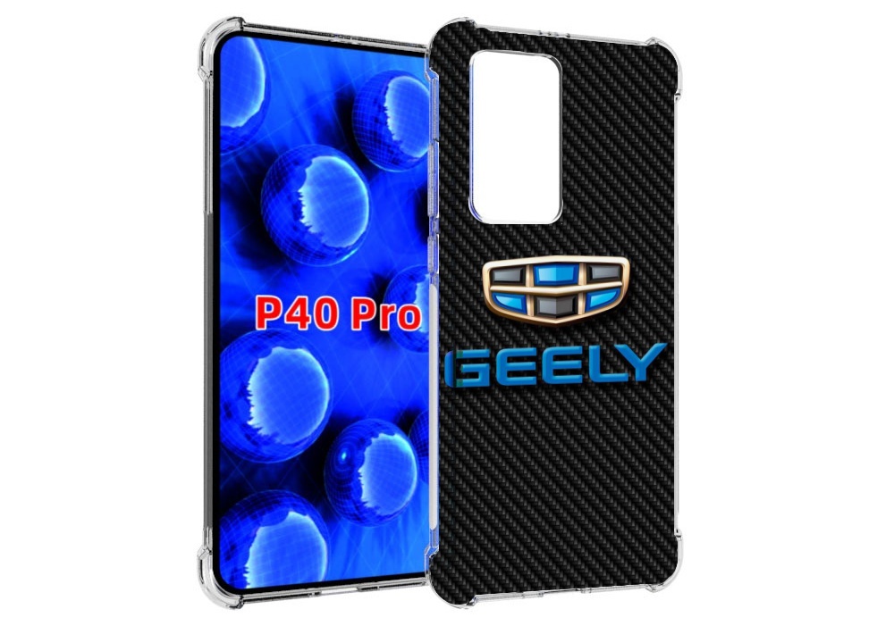 

Чехол MyPads geely джили 1 для Huawei P40 Pro противоударный, Прозрачный, Tocco
