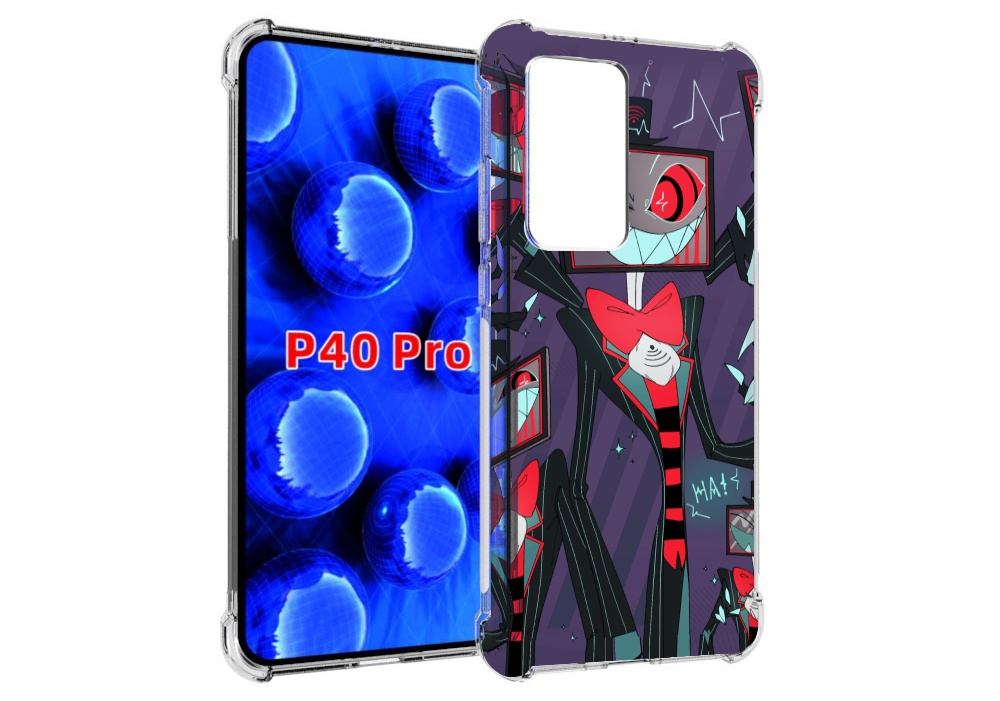 

Чехол MyPads hazbin hotel для Huawei P40 Pro противоударный, Прозрачный, Tocco