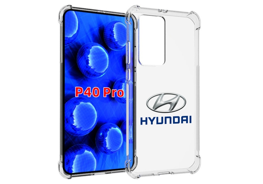 

Чехол MyPads hyundai-4 мужской для Huawei P40 Pro противоударный, Прозрачный, Tocco