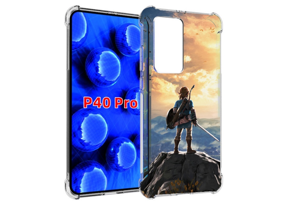 

Чехол MyPads The Legend of Zelda для Huawei P40 Pro противоударный, Прозрачный, Tocco