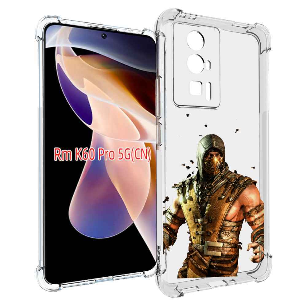 

Чехол MyPads Mortal Kombat scorpion для Xiaomi Redmi K60 Pro, Прозрачный, Tocco