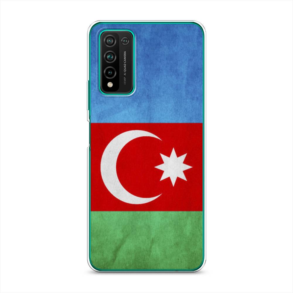 фото Чехол awog "флаг азербайджана" для honor 10x lite