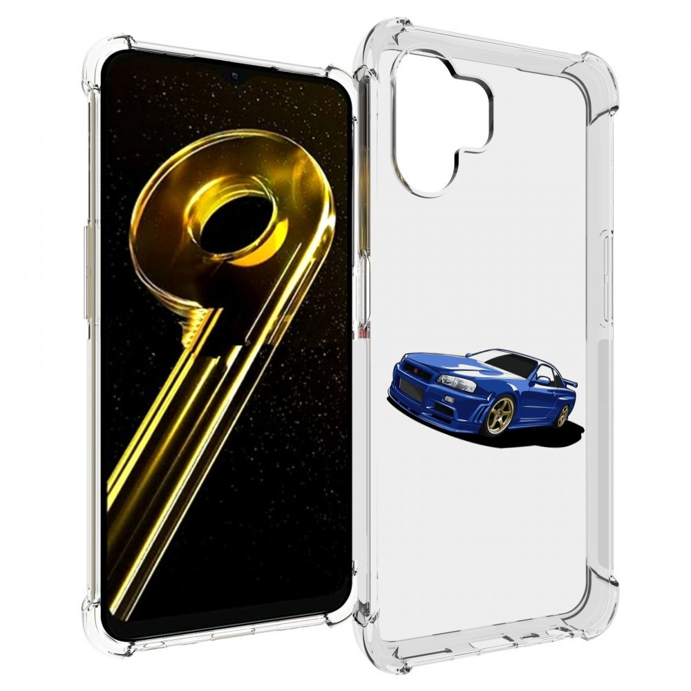 

Чехол бампер MyPads Джитиэр для Realme 10 5G противоударный, Прозрачный, Tocco