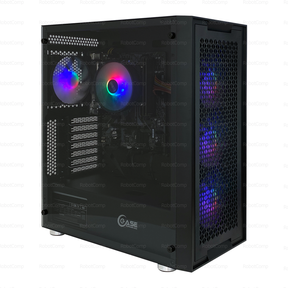 фото Системный блок robotcomp alligator v2 plus black