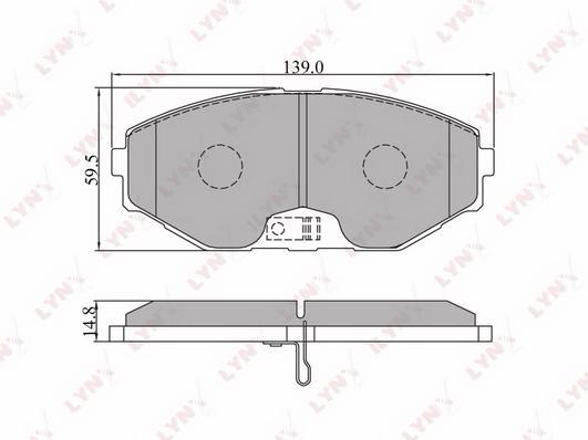 

Колодки тормозные передние подходит для nissan maxima qxa32/33 04, infiniti q45 93 bd-57