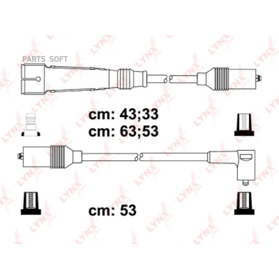 

Spe8022_к-кт проводов vw golf ii/passat 1.6/1.8 84-97