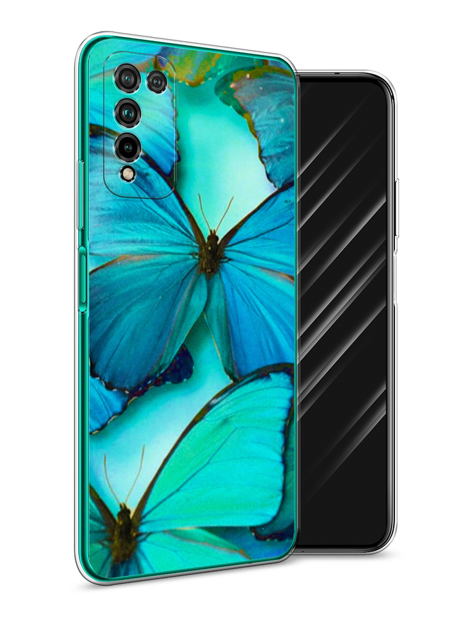 

Чехол Awog на Honor 10X Lite "Неоновые бабочки", Синий;белый, 6104650-4