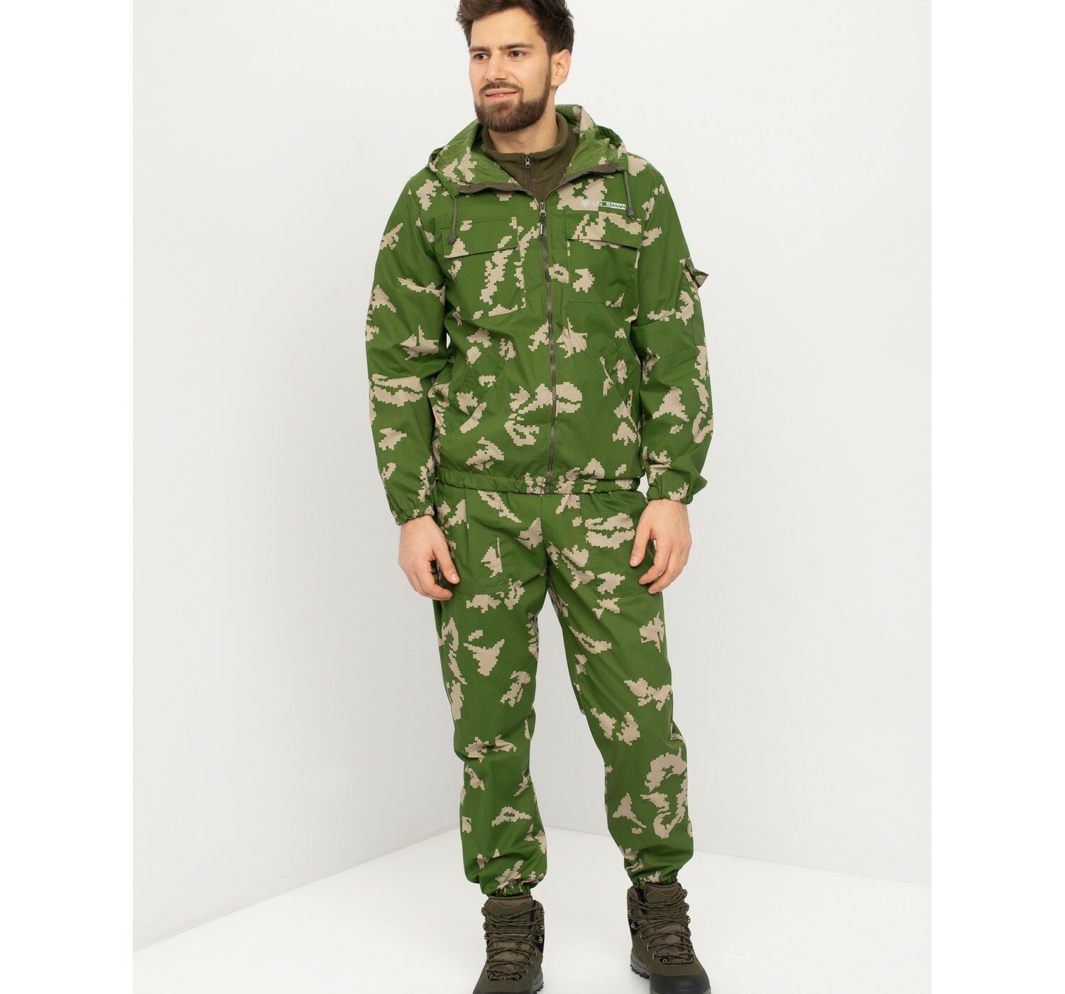 

Костюм летний Huntsman Стрелок ткань Сорочка цвет Берзка 44-46/170-176, Зеленый, Стрелок