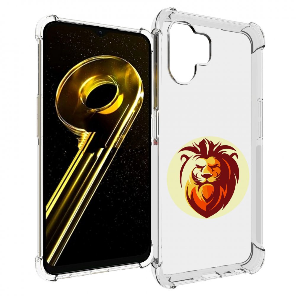 

Чехол бампер MyPads Картинка-Лев для Realme 10 5G противоударный, Прозрачный, Tocco