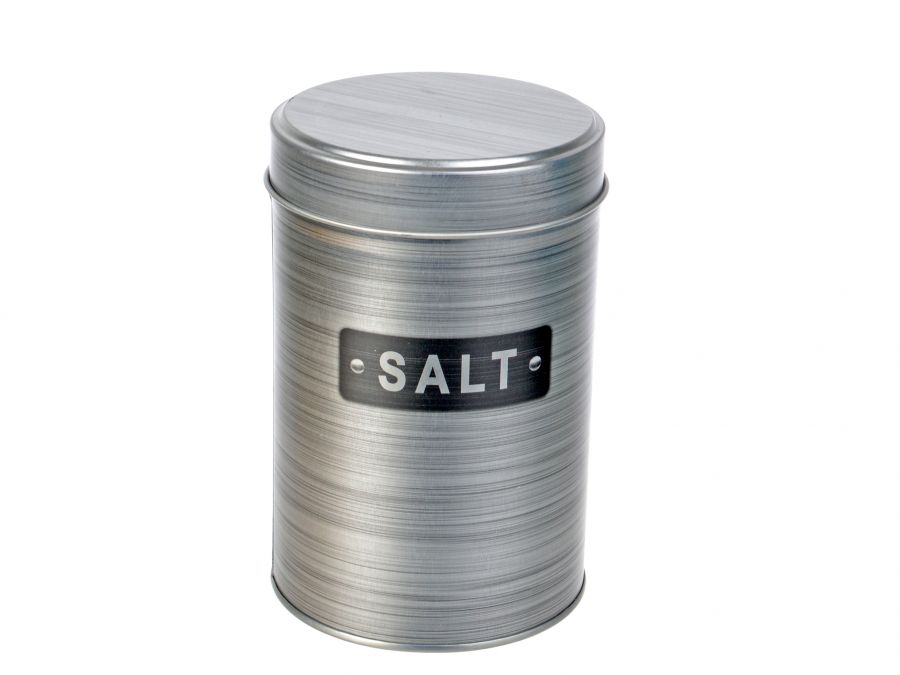 фото Банка для сыпучих продуктов salt жестяная 750 мл nobrand