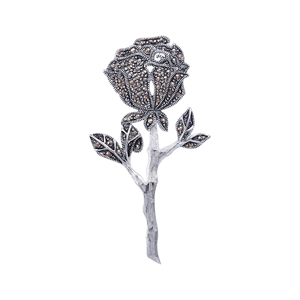 

Брошь из серебра с марказитом Element47 45FL0038R_BR_MZ_WG, 45FL0038R_BR_MZ_WG