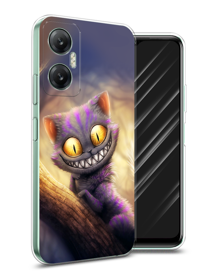 

Чехол Awog на Infinix HOT 20 5G "Cheshire Cat", Фиолетовый;желтый, 3103250-1